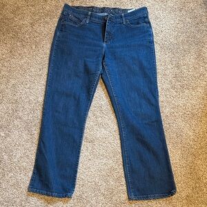 Women's Wrangler Q-Baby No Gap Waistband Dark Jeans